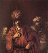 REMBRANDT Harmenszoon van Rijn The Condemnation of Haman China oil painting reproduction